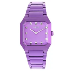 Karat Squared Analogue watch with lilac-colored aluminum strap