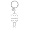 Key ring with silver-colored silhouette TOUS MANIFESTO
