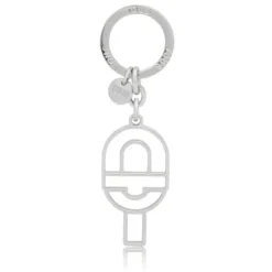 Key ring with silver-colored silhouette TOUS MANIFESTO