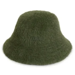 Khaki Beanie TOUS Fluffy