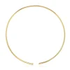 18kt gold plating over silver Necklace Basicos