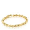 18 kt gold plating over silver chain Bracelet with bear motifs Bold Bear