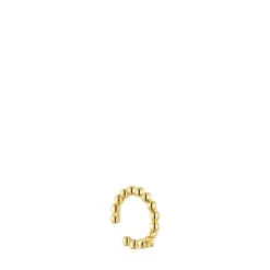 18kt gold plating over silver bear Earcuff Gloss