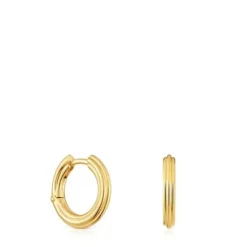 18kt gold plating over silver Hoop earrings TOUS 1950