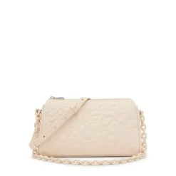 Large beige leather Crossbody bag TOUS Greta