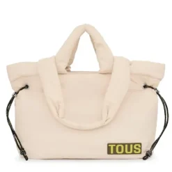 Large beige Tote bag TOUS Carol Soft