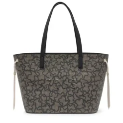 Large black Tote bag Kaos Icon