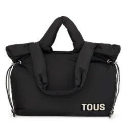 Large black Tote bag TOUS Carol Soft