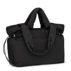 Large black Tote bag TOUS Carol Soft