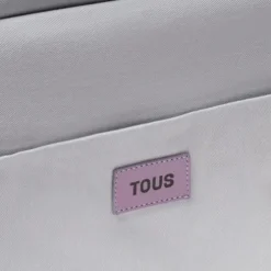 Large lilac-colored leather Shopping bag TOUS MANIFESTO