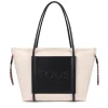 Large nude colored Empire Soft Tote bag