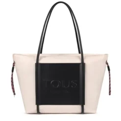 Large nude colored Empire Soft Tote bag