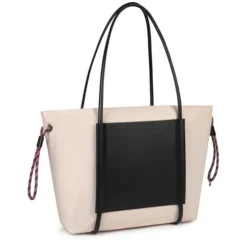 Large nude colored Empire Soft Tote bag