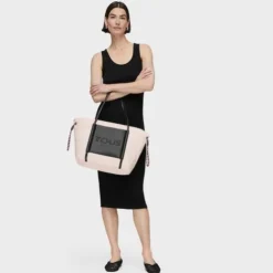 Large nude colored Empire Soft Tote bag