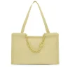 Large pale green leather Shopping bag TOUS MANIFESTO