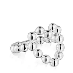 Large silver heart Ring Sugar Party
