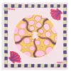 Large square pale pink Scarf TOUS Doris