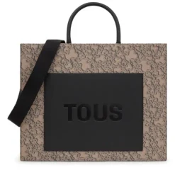 Large taupe Amaya Shopping bag Kaos Mini Evolution New