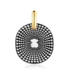 Large two-tone Oursin Pendant