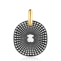 Large two-tone Oursin Pendant