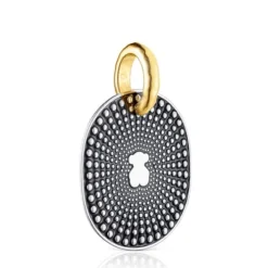 Large two-tone Oursin Pendant