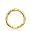 Large Vermeil Silver Hold Ring