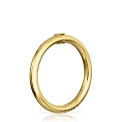 Large Vermeil Silver Hold Ring