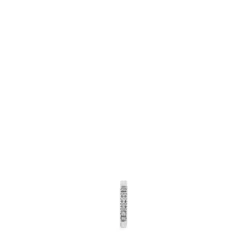 Les Classiques 8.5 mm short Hoop single earring in white gold with diamonds