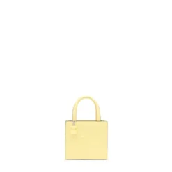 Light yellow Cube Minibag TOUS Brenda