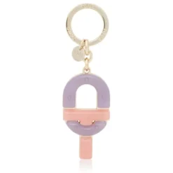 Lilac and pink logo Key ring TOUS MANIFESTO