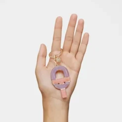 Lilac and pink logo Key ring TOUS MANIFESTO