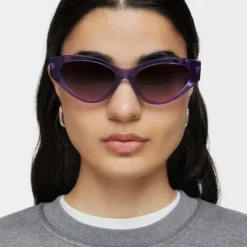 Lilac-colored Sunglasses TOUS Cat Eye