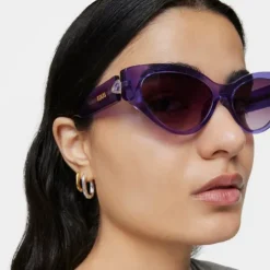 Lilac-colored Sunglasses TOUS Cat Eye