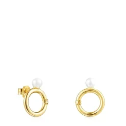Long Gold Luz Earrings with Gemstones