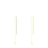 Long gold TOUS Cool Joy star charm Earrings