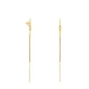 Long silver vermeil Lure Earrings