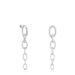 Long TOUS Calin Earrings with rings