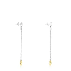 Long two-tone TOUS Joy Bits earrings