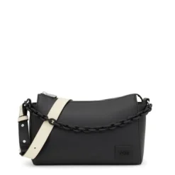 Medium beige and black Crossbody bag TOUS Amanda