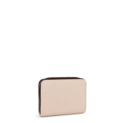 Medium beige and brown New Dubai Change purse