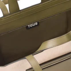 Medium beige and khaki Tote bag TOUS Nanda