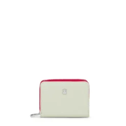 Medium beige and mint New Dubai Change purse