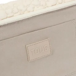 Medium beige Bowling bag TOUS Jane Puffy Bear