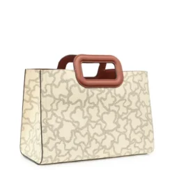 Medium beige Kaos Icon Amaya Shopping bag