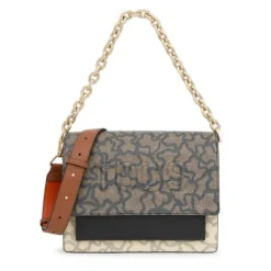 Medium black and beige Audree Chain Crossbody bag Kaos Icon