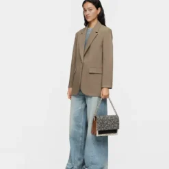 Medium black and beige Audree Chain Crossbody bag Kaos Icon