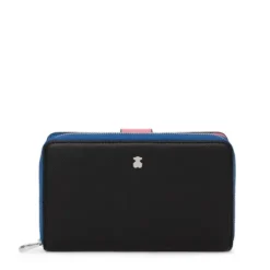 Medium black and blue New Dubai Wallet
