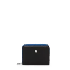 Medium black and blue New Dubai Change purse