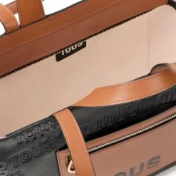 Medium black and brown Tote bag TOUS Nanda
