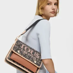 Medium black Audree Kaos Icon crossbody bag